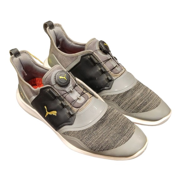Puma ignite fasten8 gray and black golf shoes size 12 - Picture 10 of 10